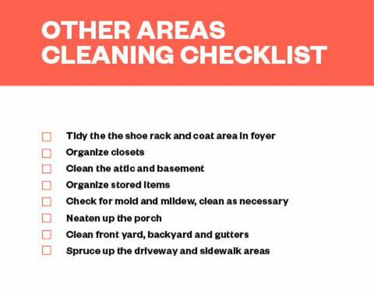 cleaning checklist (TODAY Illustration)