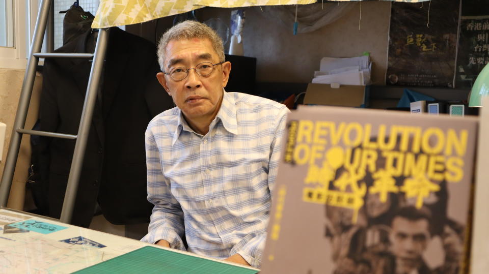 林榮基一直希望時代革命的導演能先離開香港。（蔣金攝）