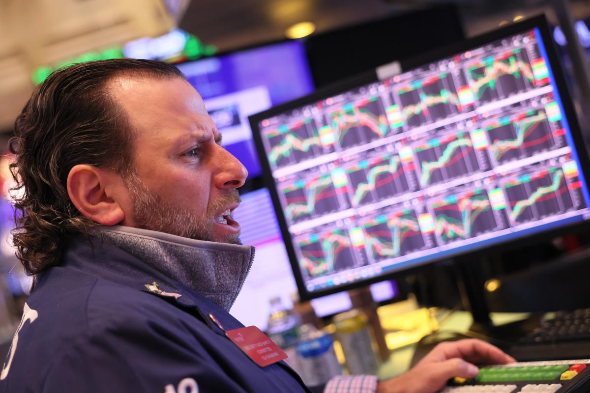 Oil surges, Dow gains, tech sinks: Stock market news today