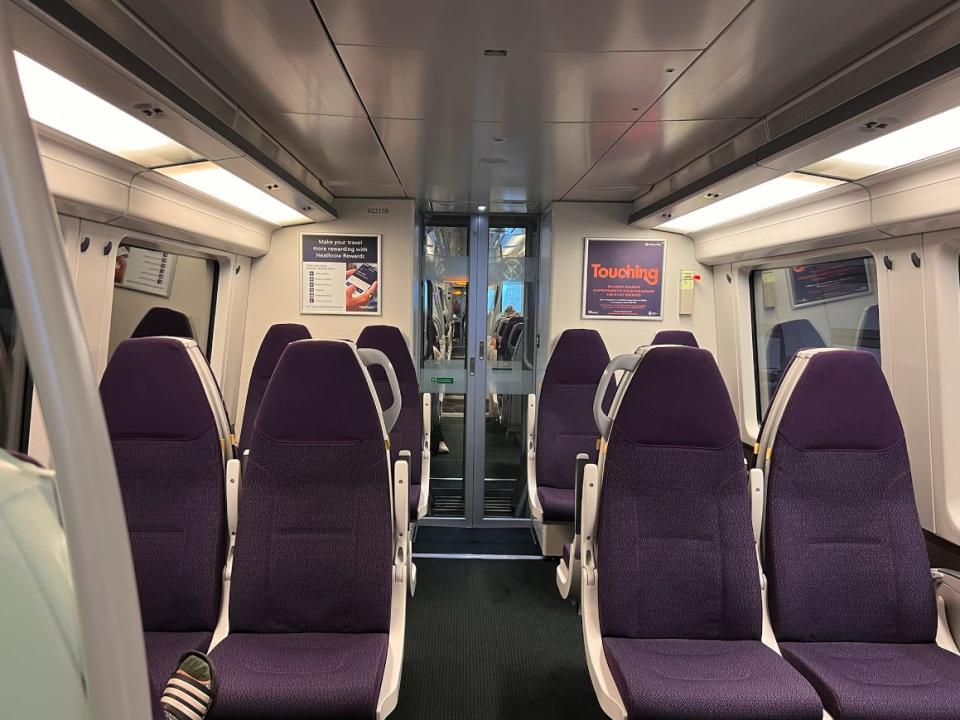 Inside the Heathrow Express