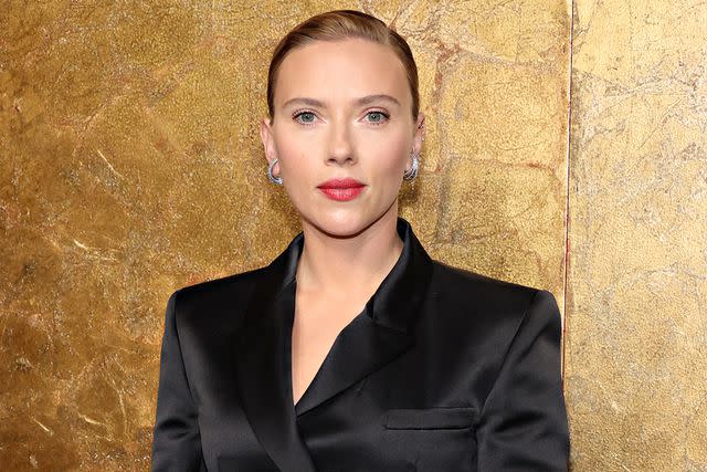 <p>Cindy Ord/Getty Images</p> Scarlett Johansson in 2023