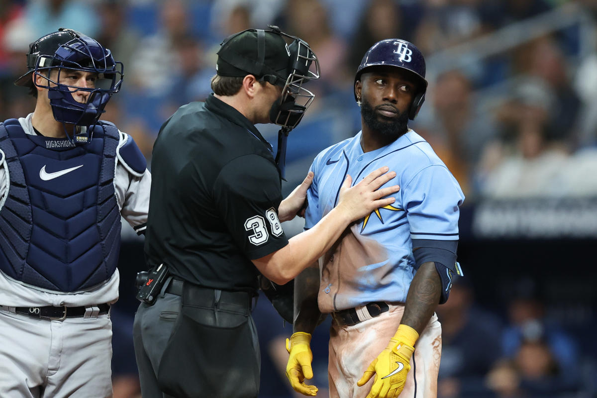 ST. PETERSBURG, FL - August 12: Tampa Bay Rays Outfielder Randy