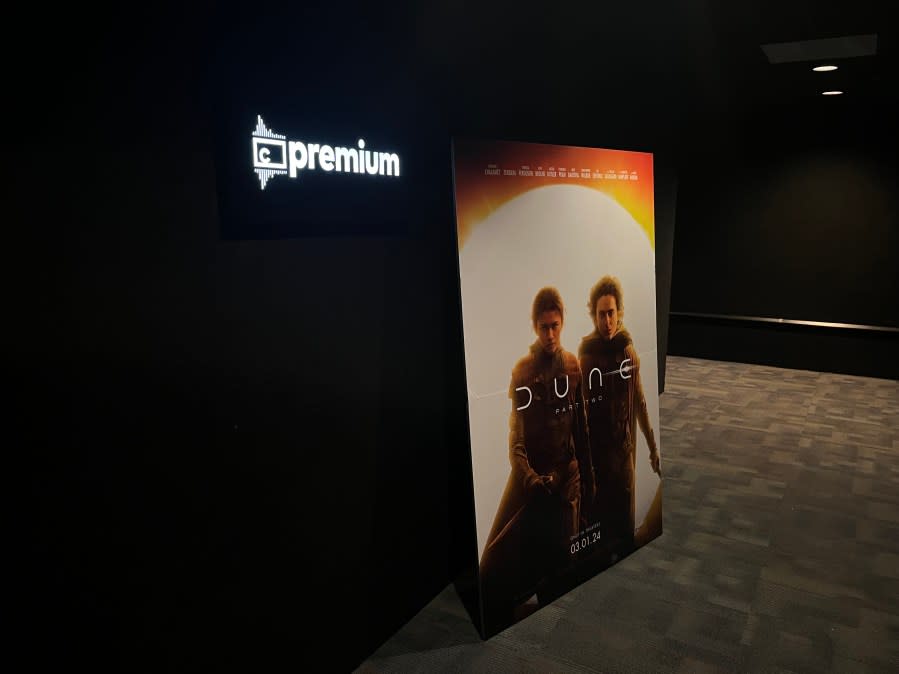Inside C Premium at Celebration Cinema Grand Rapids South. (Feb. 28, 2024)