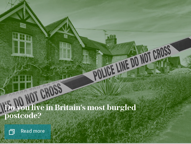 Do you live in Britain's most burgled postcode?