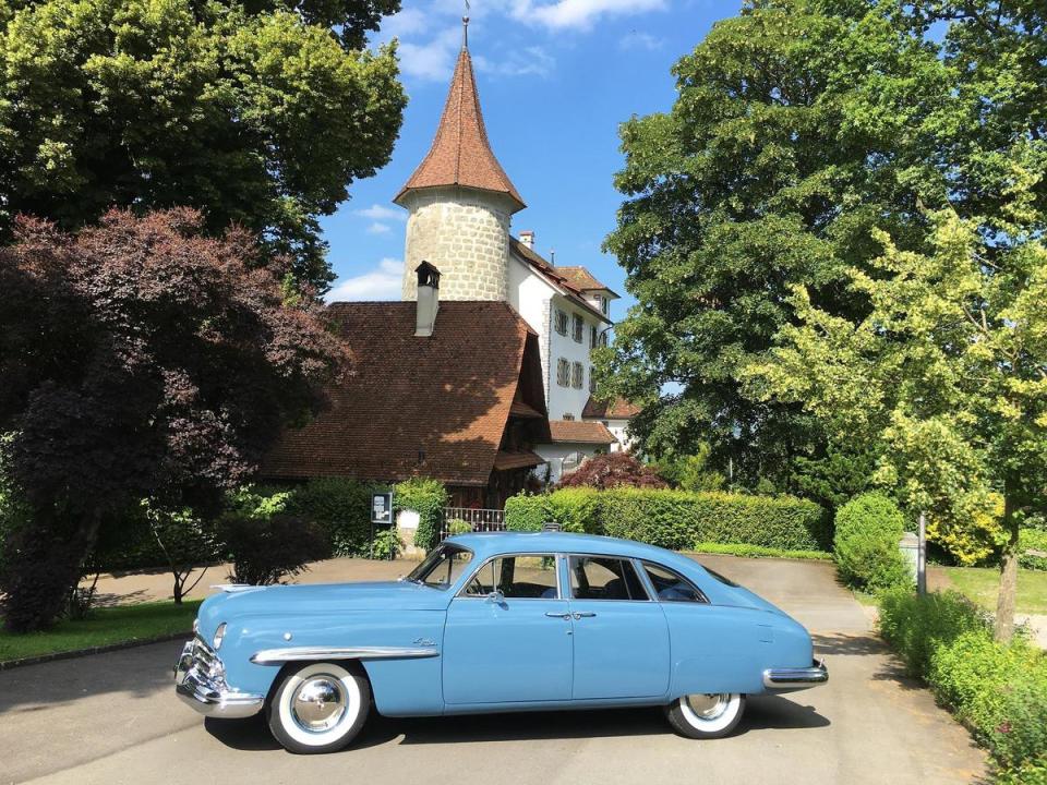 1949年寶齊萊家族汽車的林肯Cosmopolitan Town Sedan，時隔72年之後重返瑞士琉森老爺車展。