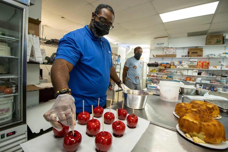 Frankie White, owner and operator of BW Sweets Bakery.