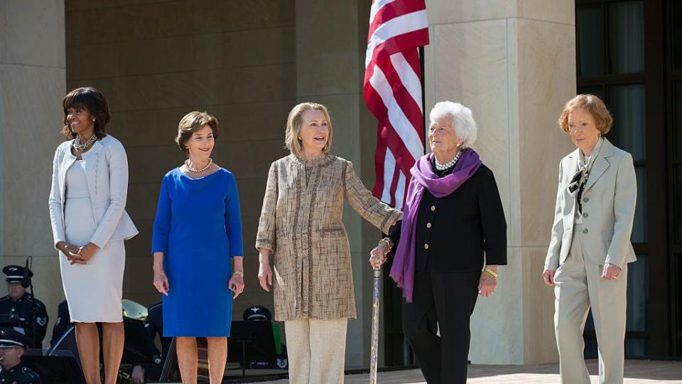 five presidents attend the dedication of the george w bush presidential library and museum in dallas