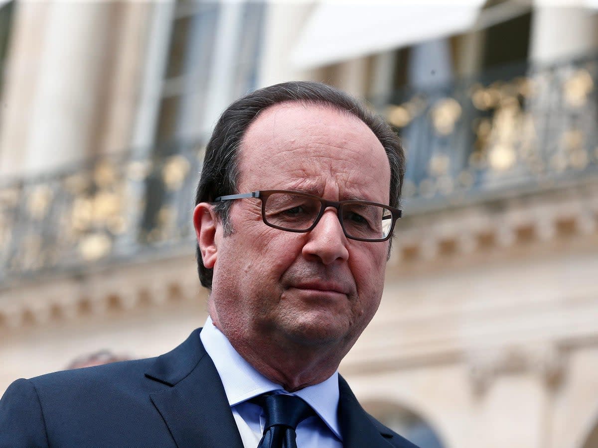 Francois Hollande was president of France until 2017  (Reuters)