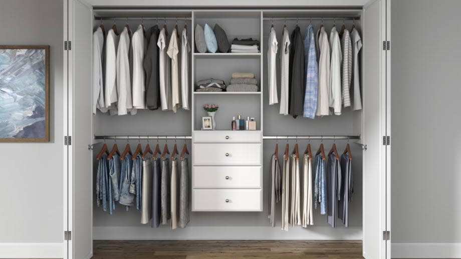 Messy closet? Not a problem with this organizer.