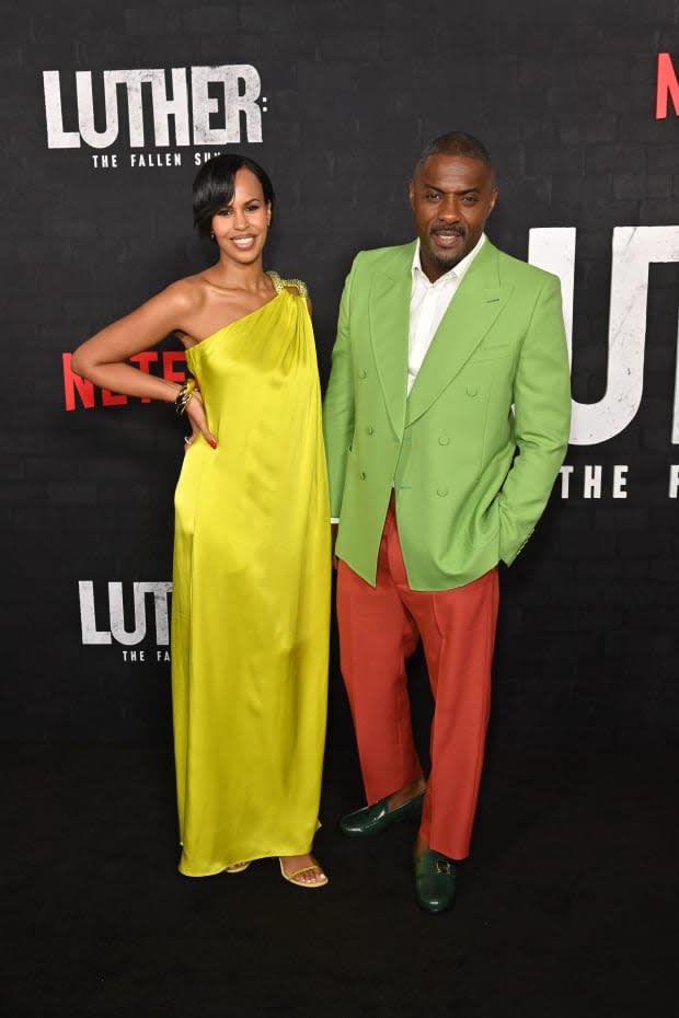 Sabrina Elba and Idris Elba at the premiere of "Luther: The Fallen Sun" held at The Paris Theater on March 8, 2023 in New York City. (Photo by Bryan Bedder/Variety via Getty Images)<p><a href="https://www.gettyimages.com/detail/1247926547" rel="nofollow noopener" target="_blank" data-ylk="slk:Bryan Bedder/Getty Images;elm:context_link;itc:0;sec:content-canvas" class="link ">Bryan Bedder/Getty Images</a></p>