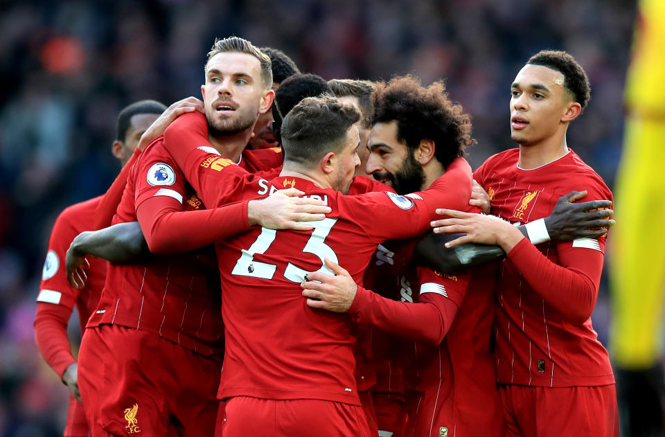 However the Premier League chooses to resolve its season, Liverpool will be all ears. (Photo by Peter Byrne/PA Images via Getty Images)