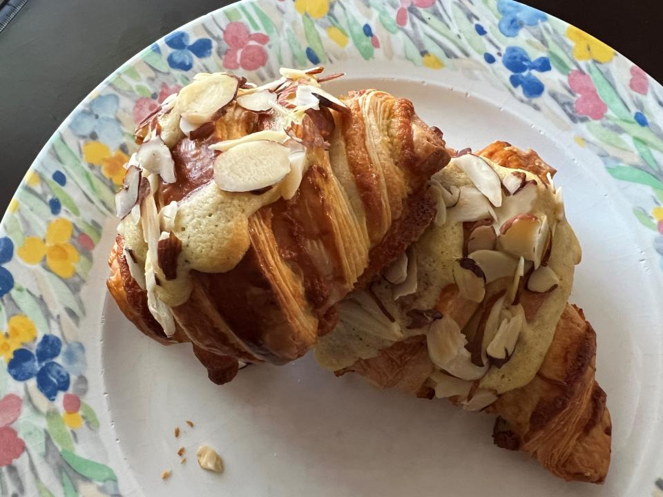 Get to Nadia's French Bakery early to nab her almond croissants.