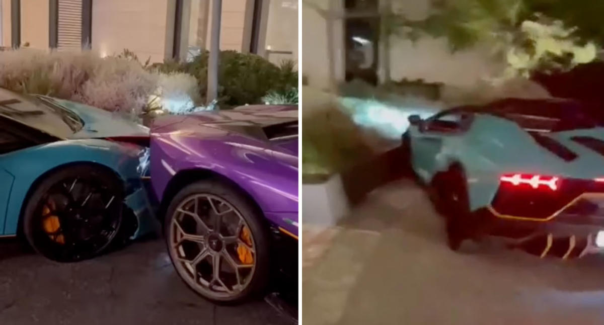 Perth valet accidentally smashes two Lamborghinis belonging to billionaire