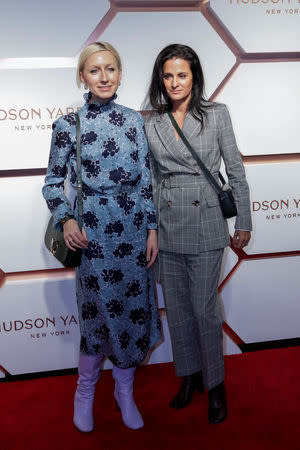 Nicola Glass and Anna Bakst attend The Shops & Restaurants at Hudson Yards VIP Grand Opening Event in New York City, New York, U.S., March 14, 2019. REUTERS/Eduardo Munoz