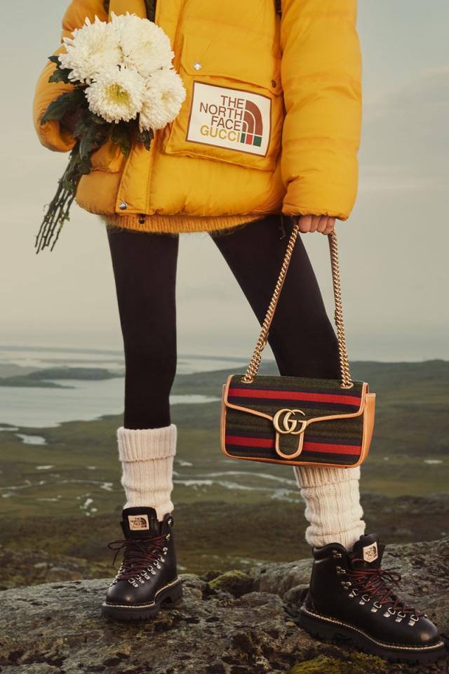 The third chapter of The North Face x Gucci collection explores the spirit  of adventure, drawing from the values that define both brands. - Gucci  Stories