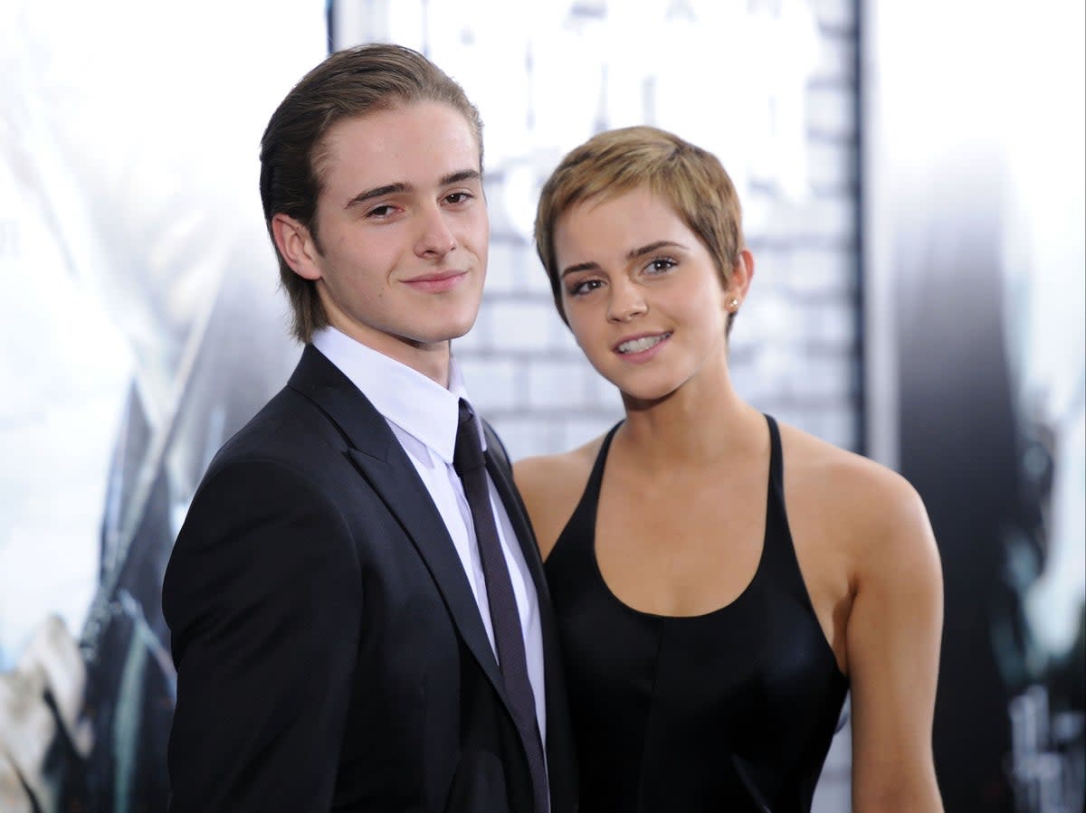 Emma Watson with her brother Alex  (Getty Images)