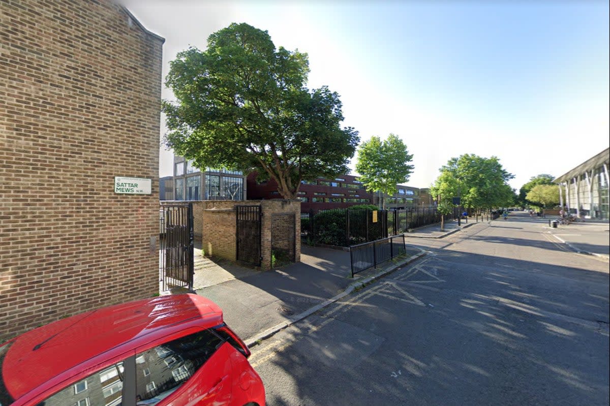 The incident happened in Sattar Mews, Stoke Newington (Google Maps)