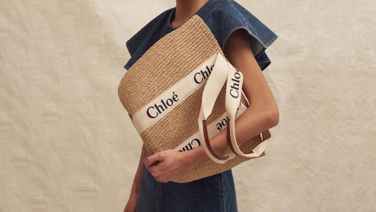 chloé x mifuko woody basket tote