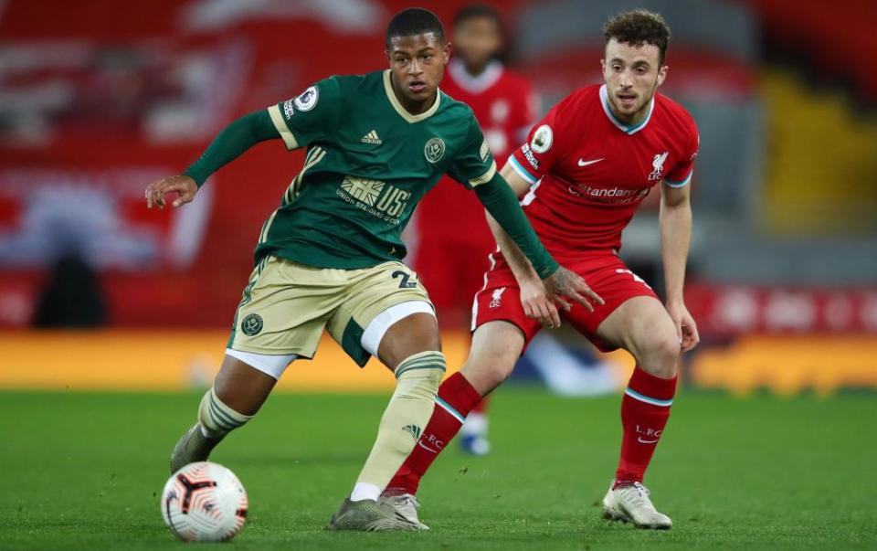 Rhian Brewster (left) is yet to score for Sheffield United following his move from Liverpool.