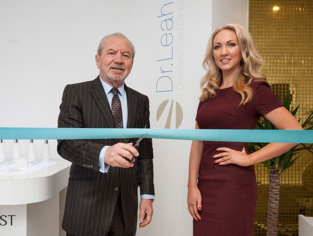 The Apprentice winner Dr Leah Totton sells Lord Sugar-backed cosmetics clinics