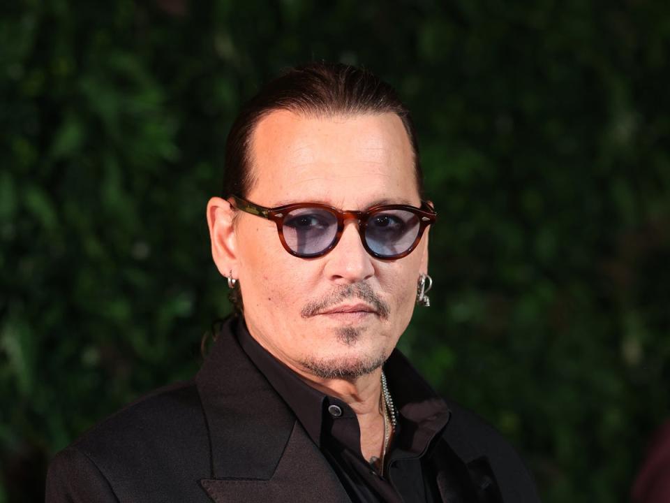 Johnny Depp says his recollection ‘differs greatly’ from Lola Glaudini’s (Getty Images for The Red Sea Int)