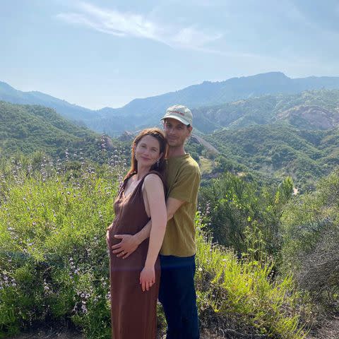 <p>Bonnie Wright Instagram</p> Bonnie Wright and Andrew Lococo announce their baby on April 28, 2023.