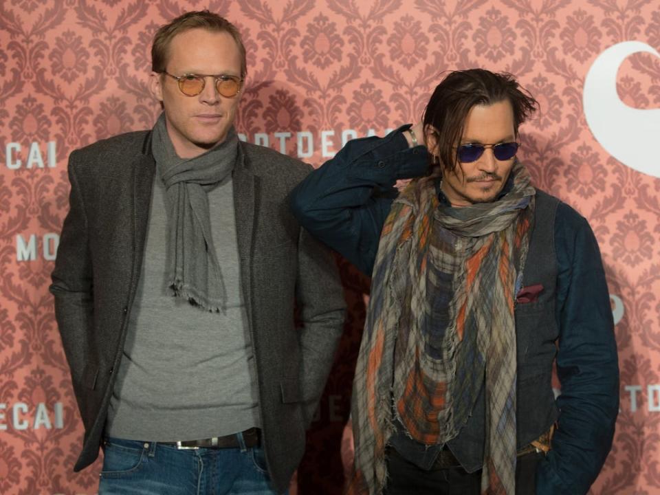 Paul Bettany and Johnny Depp (Christian Marquardt/Getty Images)