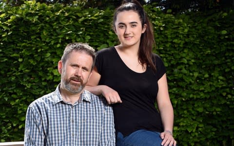 Nikita Murray and her father Stuart: 'You always looked forward to seeing Martyn' - Credit: Asadour Guzelian