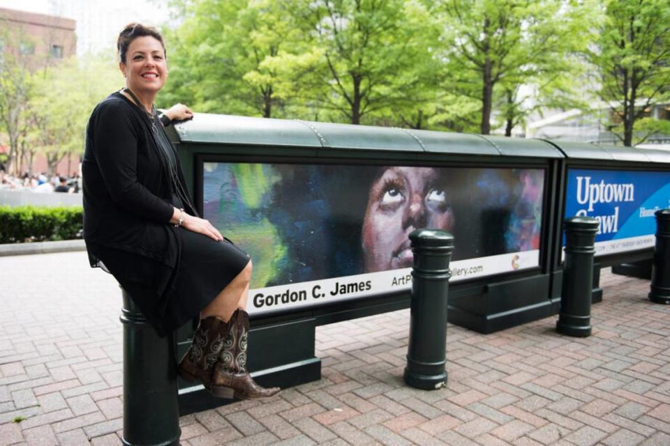 Wendy Hickey is the founder and executive director of ArtPop Street Gallery, which teams up with outdoor ad companies to transform unused ad space into local art.