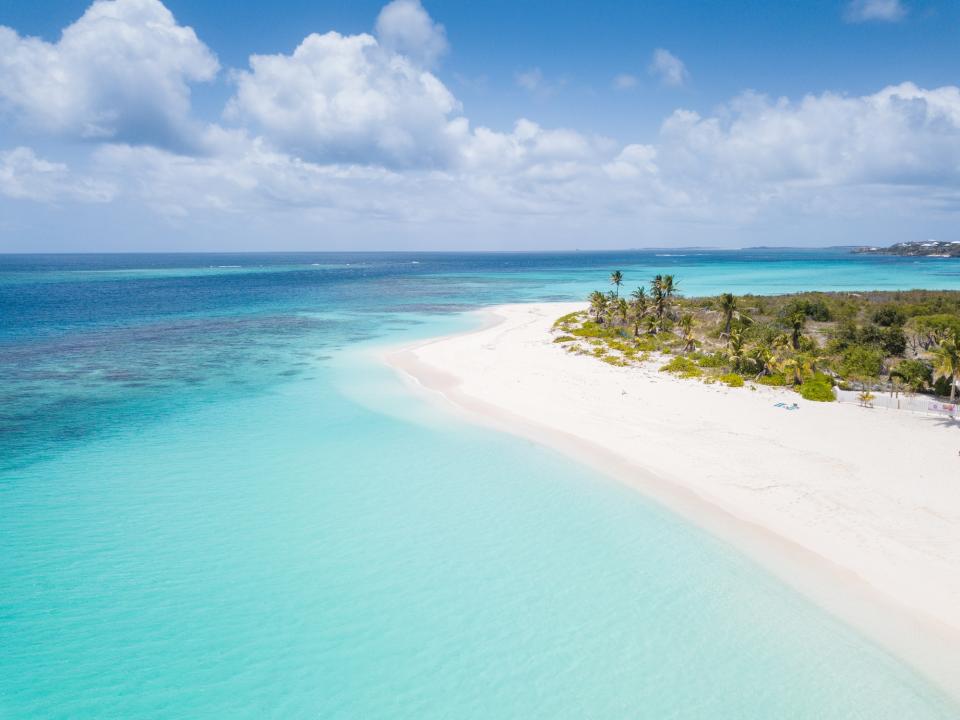 One of the island's stunning beaches - getty