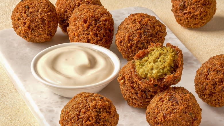 Falafel made with chickpeas