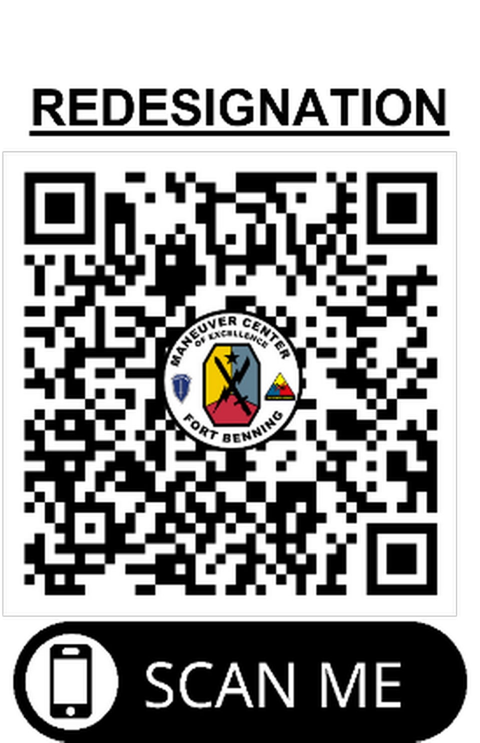 This is the QR code linking to the website to apply for a pass to visit a U.S. Army installation.