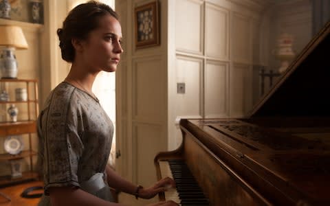 Alicia Vikander in a scene from the 2014 film adaptation of Testament of Youth - Credit: Film Stills