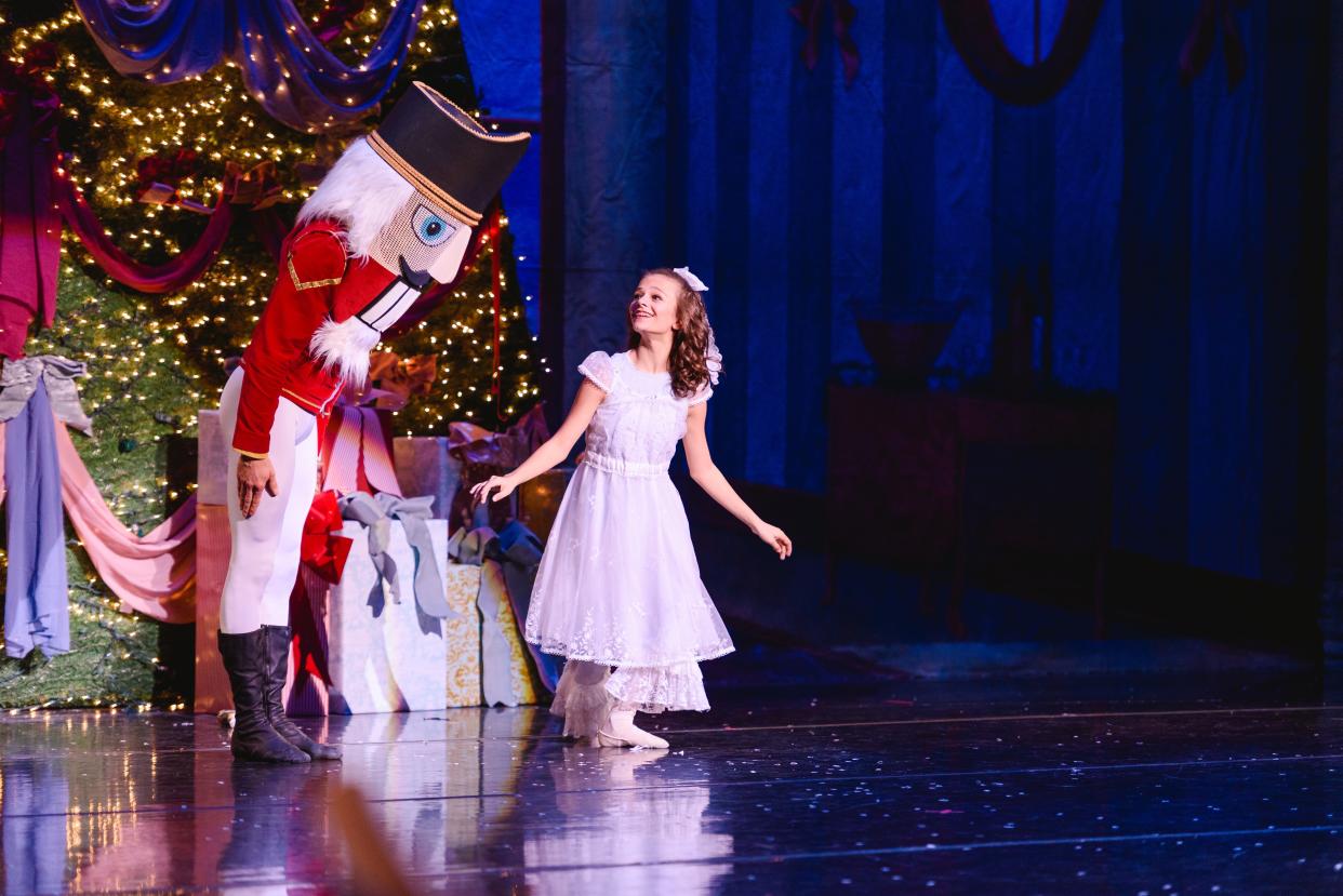 A scene from "The Nutcracker" as performed by the New Albany Children's Ballet Theatre.