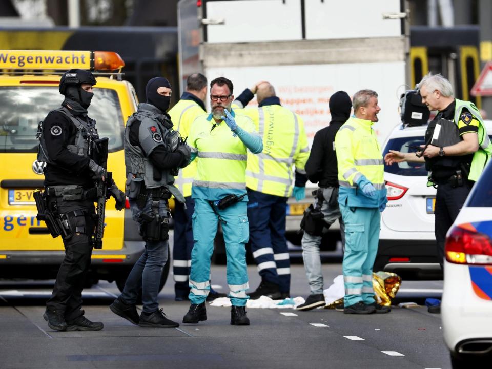 Utrecht shooting: Three dead and several injured after gunman opens fire on Dutch tram