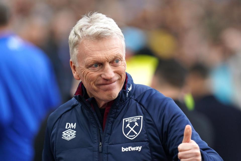 David Moyes would desperately love to guide West Ham to the last eight once again (Gareth Fuller/PA) (PA Wire)