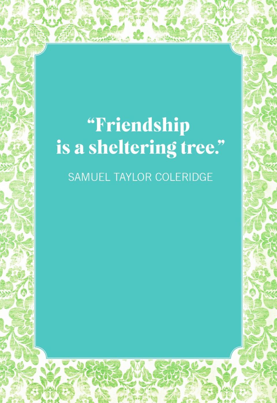 friendship quotes samuel taylor coleridge