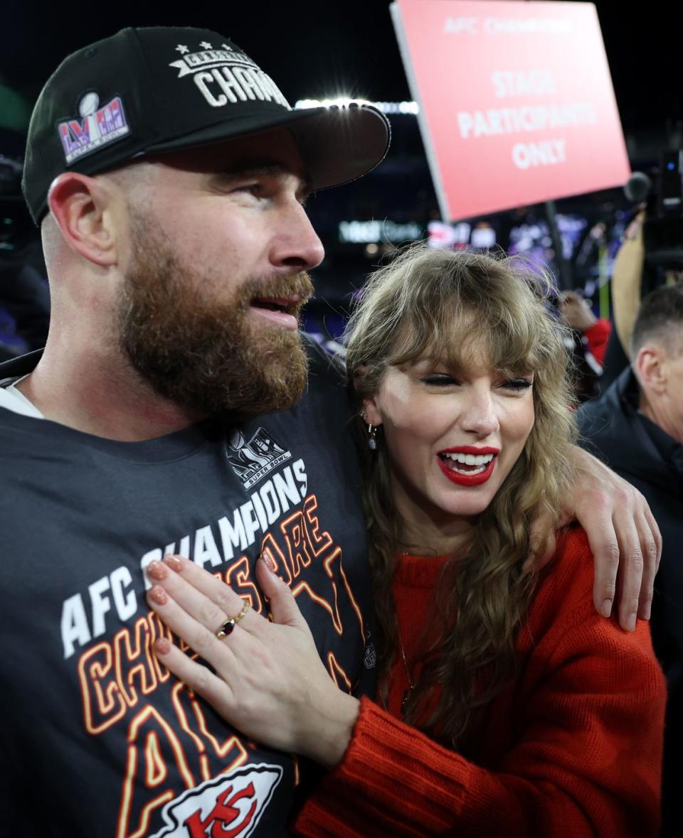 taylor swift and travis kelce