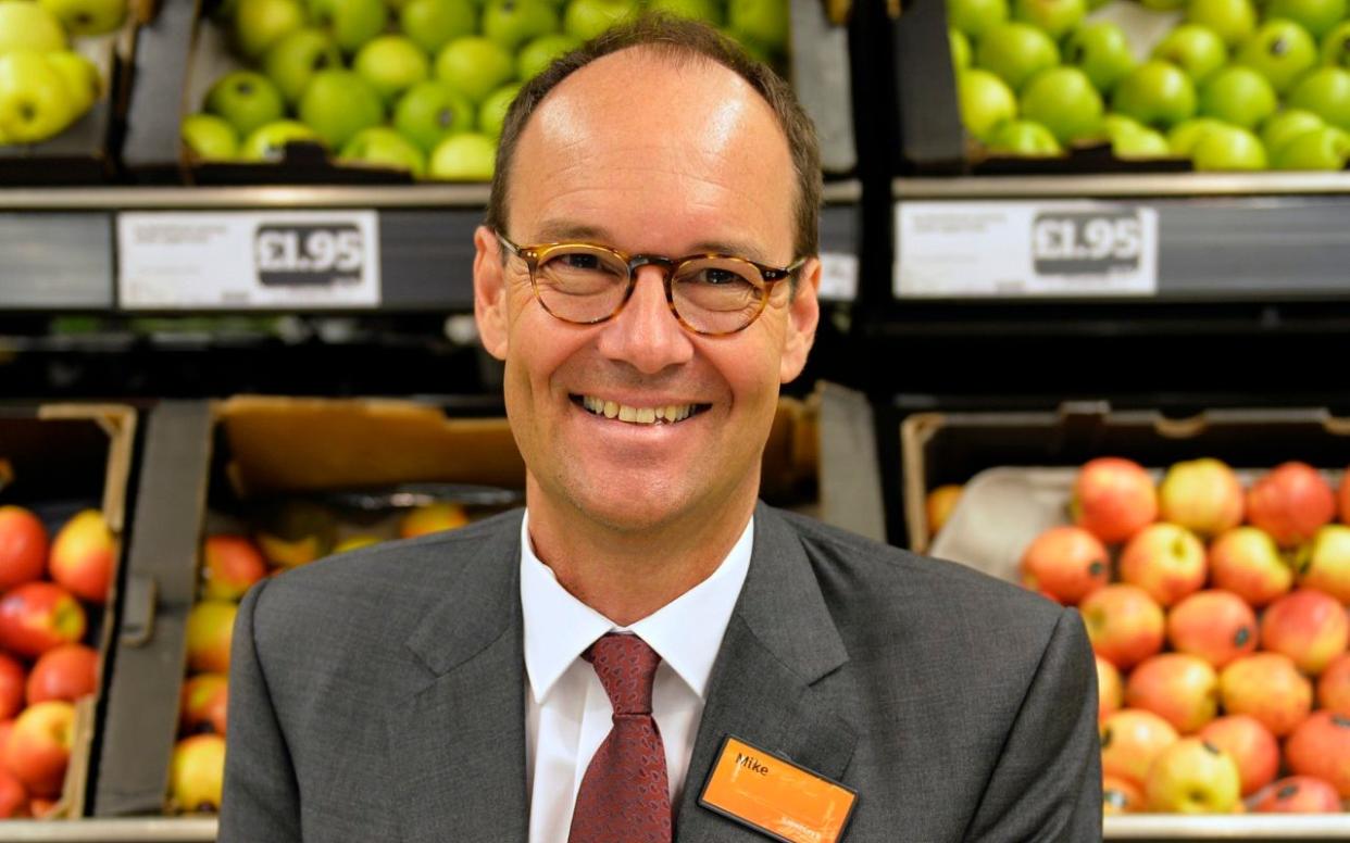 Mike Coupe, seen in a file photo from his days as the chief executive of Sainsbury's, will take over as testing director at NHS Test and Trace - Sainsbury's/PA