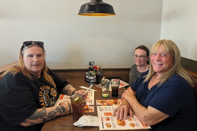 <p>Kristyn Weed</p> From left to right, Sue McConnell, Lyn and Kriss Weed