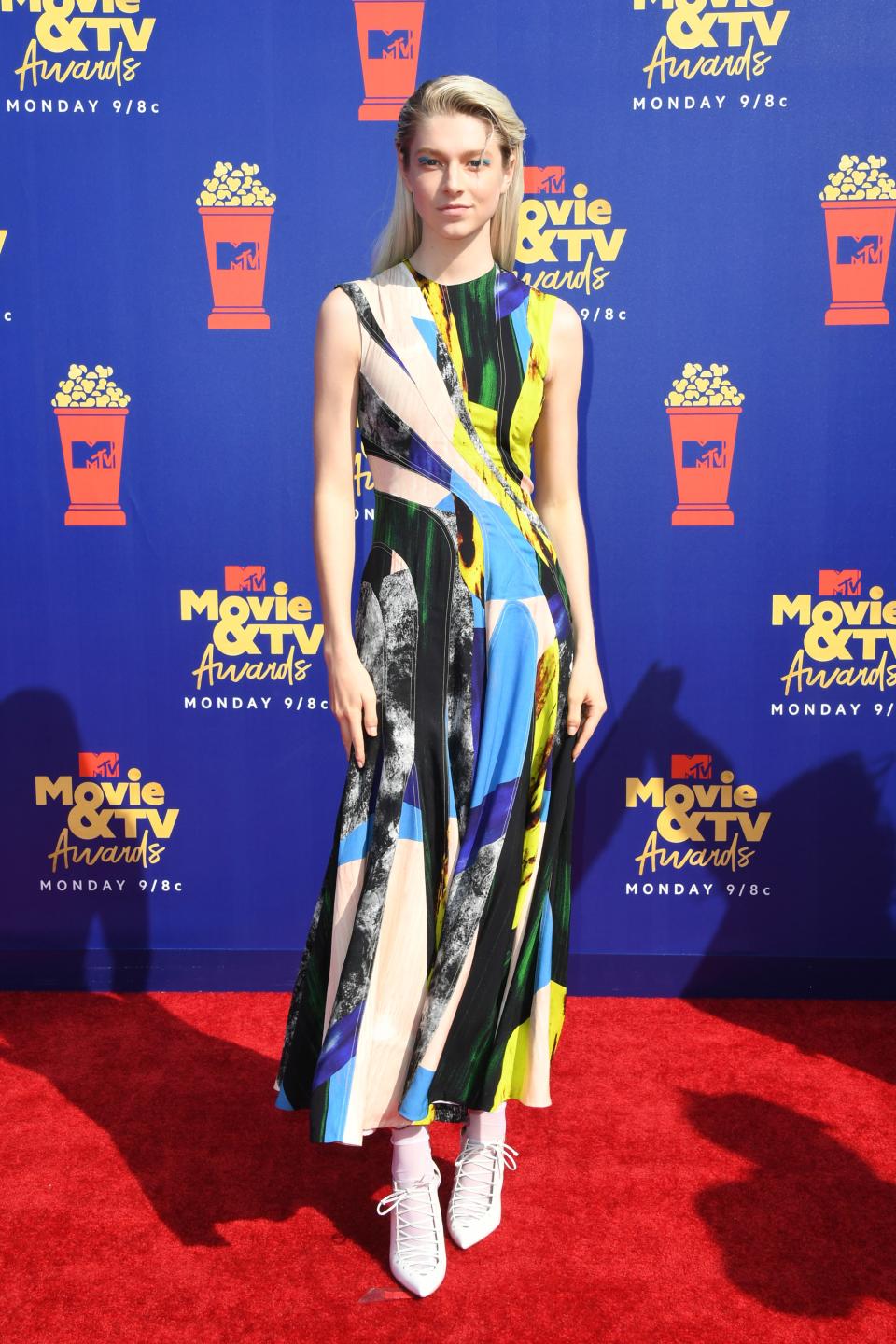 Hunter Schafer wearing Mugler