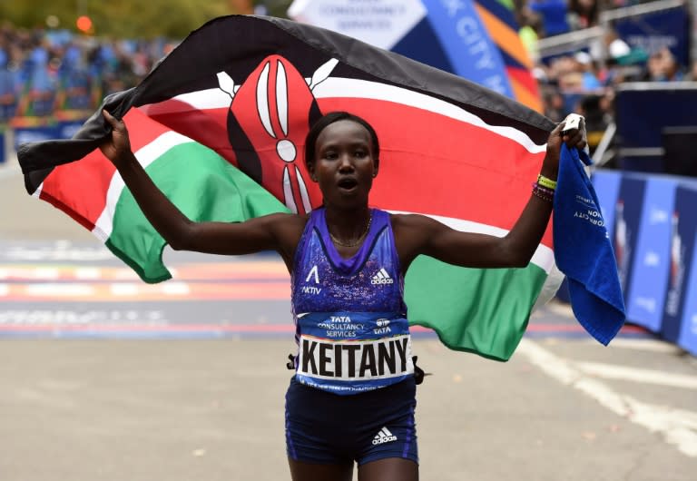 Mary Keitany won the women's division of the New York City Marathon in November 2015