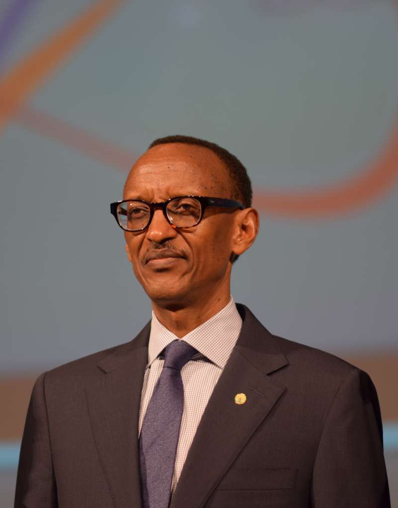 現任盧安達總統卡加梅。（Вени Марковски | Veni Markovski@wikipedia/CCBY-SA4.0）