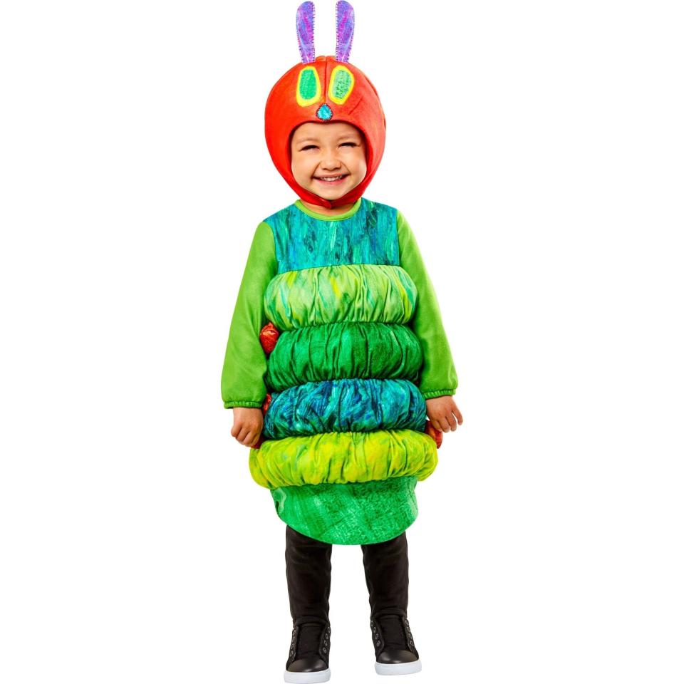 <p><a href="https://go.redirectingat.com?id=74968X1596630&url=https%3A%2F%2Fwww.maisonette.com%2Fproduct%2Fthe-very-hungry-caterpillar-infant-toddler-costume%3Fgclid%3DCj0KCQjwldKmBhCCARIsAP-0rfyJQkmj0f1D2vSZxenrqOPJvq9WJlWY17Gs1elN7Rh0u6Yj1MTQeW4aAgnREALw_wcB&sref=https%3A%2F%2Fwww.thepioneerwoman.com%2Fholidays-celebrations%2Fg40220977%2Ftoddler-halloween-costumes%2F" rel="nofollow noopener" target="_blank" data-ylk="slk:Shop Now;elm:context_link;itc:0;sec:content-canvas" class="link ">Shop Now</a></p><p>'The Very Hungry Caterpillar' Toddler Costume</p><p>$39.99</p><p>maisonette.com</p><span class="copyright">Maisonette</span>