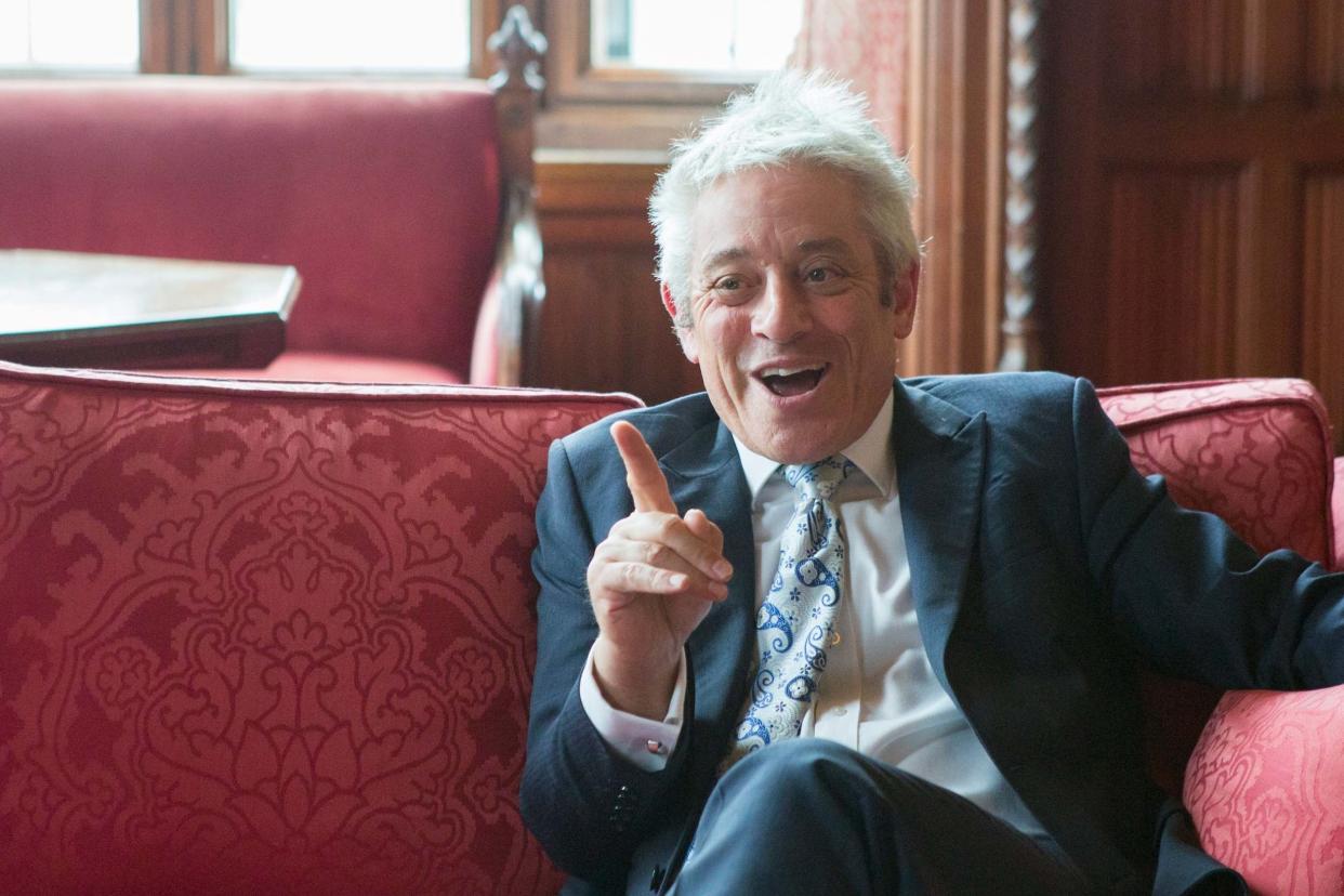 Evening Standard Political Editor Joe Murphy interviews the Speaker of the House of Commons John Bercow: Matt Writtle