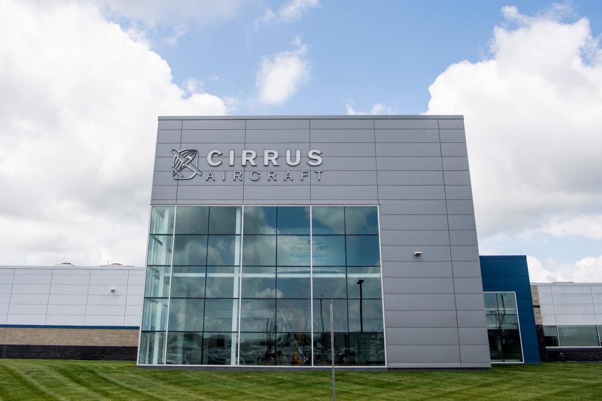 The Cirrus Aircraft campus is located next to McGhee Tyson Airport in Alcoa.