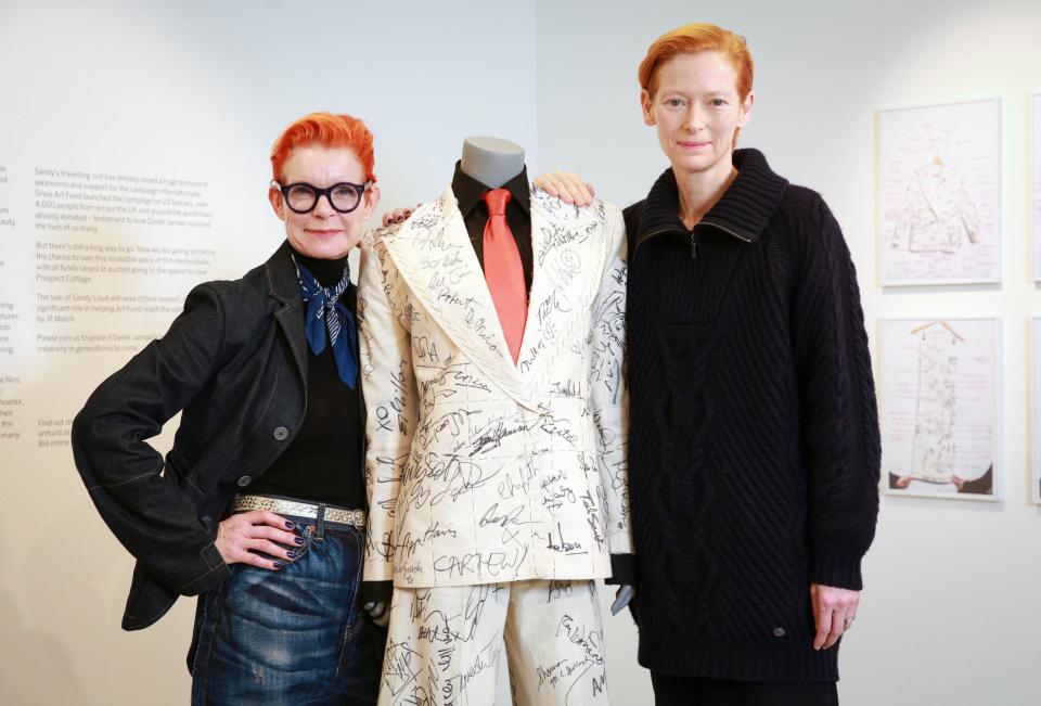 Sandy Powell and Tilda Swinton (PA)