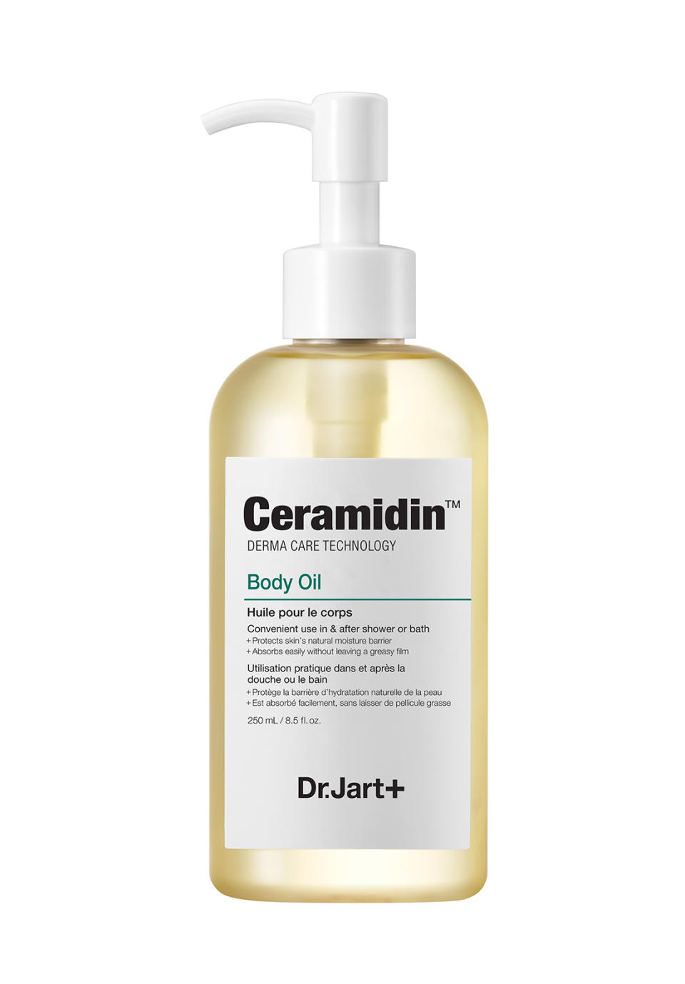 <p>This body oil ticks off all the must-haves on our wishlist. It’s superlightweight, free of parabens, sulfates, and artificial fragrances, and loaded with hydrating ingredients such as ceramide, omega-3 fatty acids, and evening primrose. $23, <a rel="nofollow noopener" href="http://www.sephora.com/ceramidin-body-oil-P409112" target="_blank" data-ylk="slk:sephora.com;elm:context_link;itc:0;sec:content-canvas" class="link ">sephora.com</a> </p>