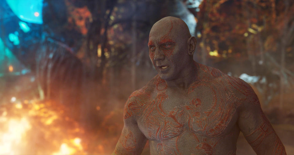 Close-up of Drax