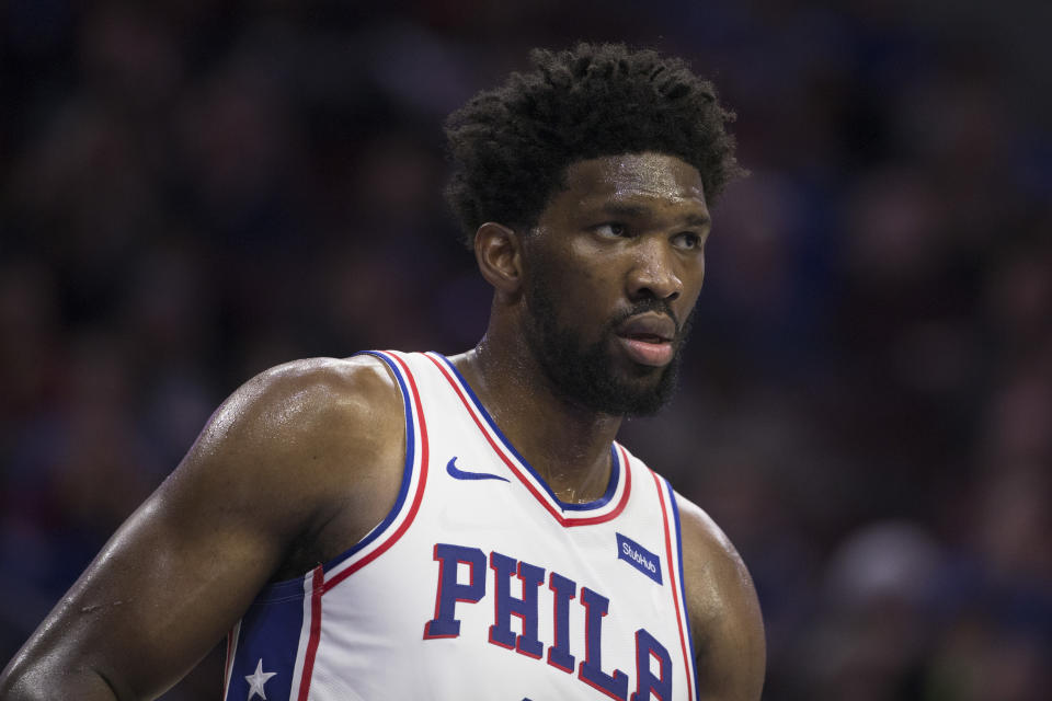 Injury and tragedy almost convinced Joel Embiid to quit the NBA before his playing career even started. (Getty)
